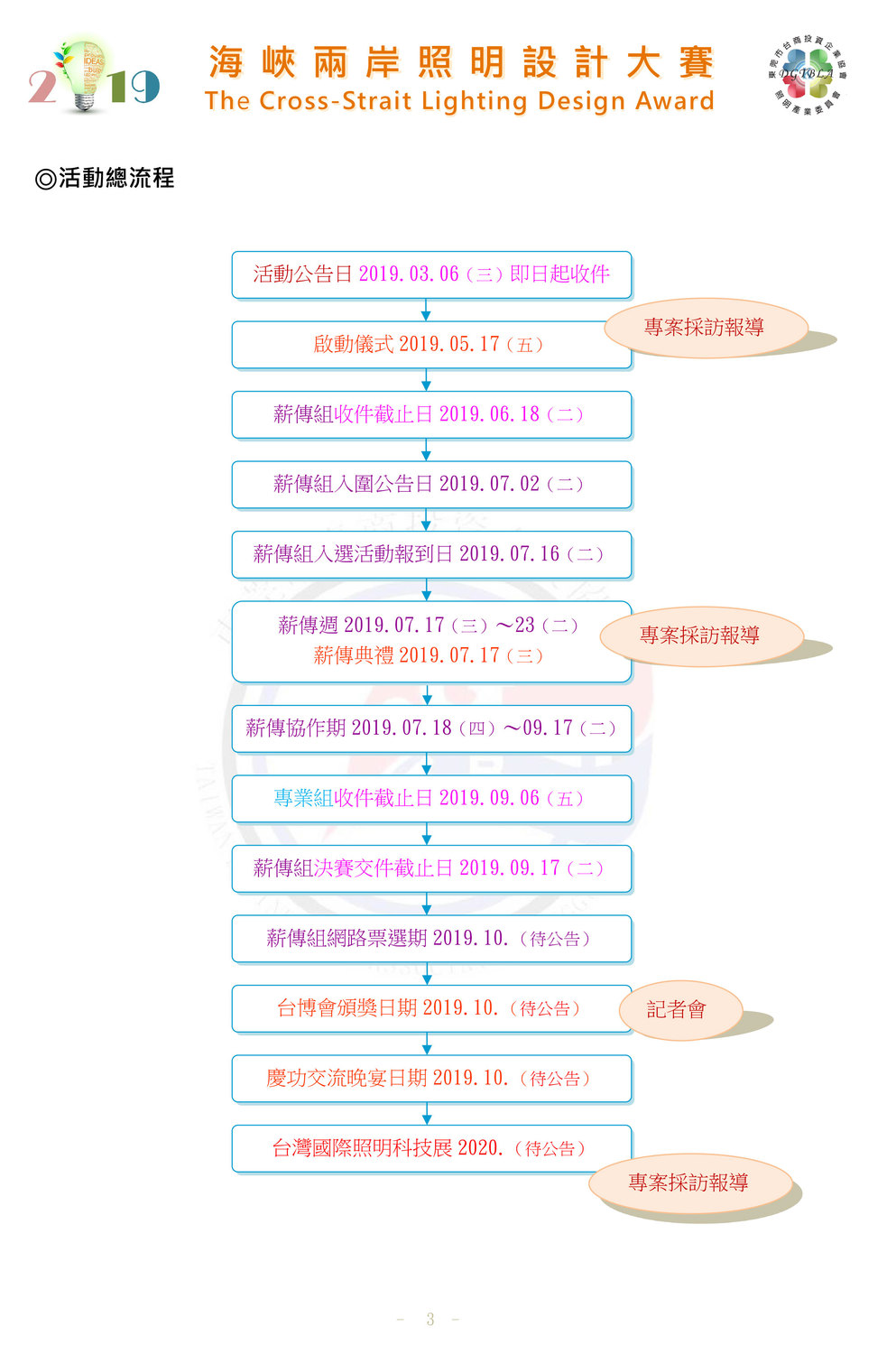 2019第四屆照明大賽The Cross-Strait Lighting Design Award〔報名辦法&須知〕